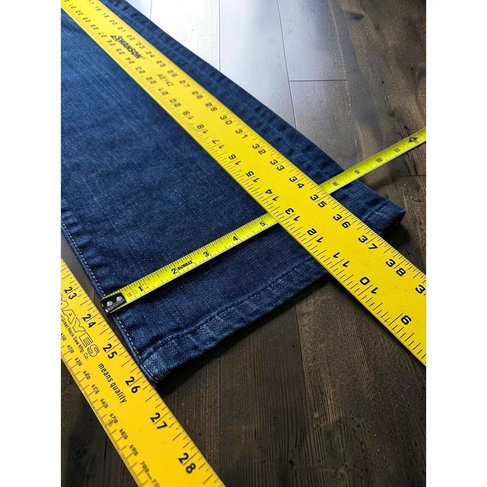 7 For All Mankind Austyn Jeans Mens 31 Blue Relaxed Straight Leg Denim Y2K Vibe